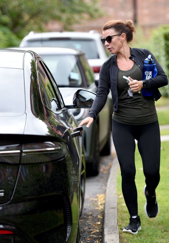 Coleen Rooney With Her New BYD Electric Car in Cheshire 07-25-2024 ...