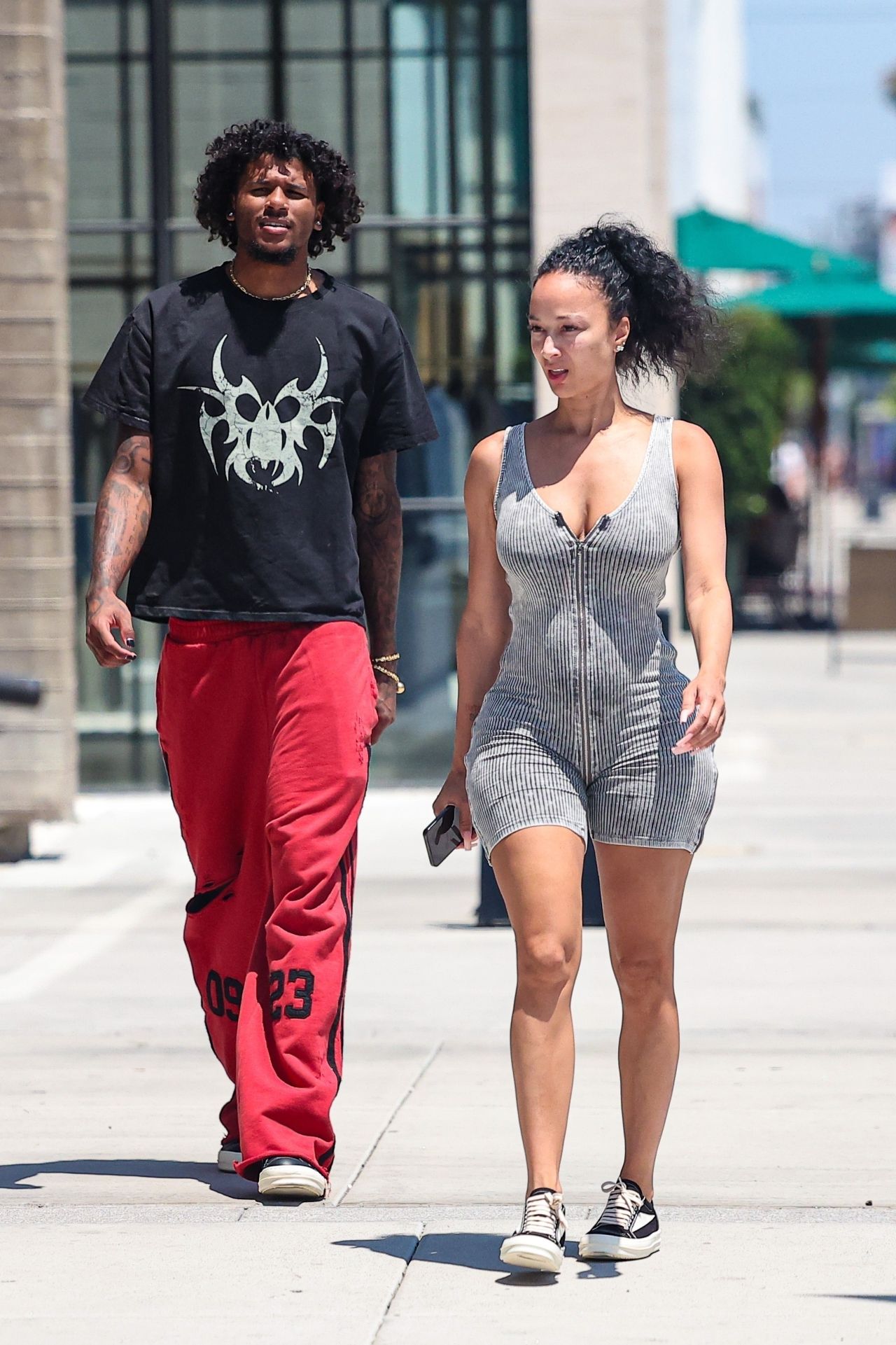 Draya Michele And Jalen Green At Urth Cafe In Los Angeles 07-08-2024 ...