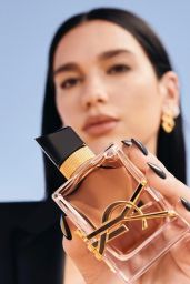 Dua Lipa - YSL Beauty's Libre Flowers & Flames Fragrance Campaign 2024 ...