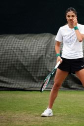 Emma Raducanu - Practice Session at Wimbledon 2024 in London 07-07-2024