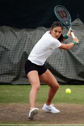 Emma Raducanu - Practice Session at Wimbledon 2024 in London 07-07-2024