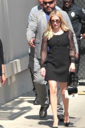 Emma Roberts With Her Boyfriend at Jimmy Kimmel Live! in Hollywood 07-09-2024