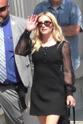 Emma Roberts With Her Boyfriend at Jimmy Kimmel Live! in Hollywood 07-09-2024