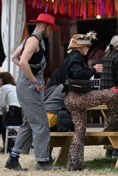 Florence Pugh at the Glastonbury Festival in England 06-30-2024