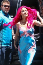 Halsey Arriving at a Recording Studio in New York 07-11-2024