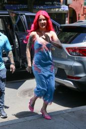 Halsey Arriving at a Recording Studio in New York 07-11-2024