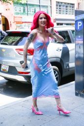 Halsey Arriving at a Recording Studio in New York 07-11-2024