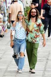 Heidi Klum With Her Husband Tom Kaulitz in Venice 07-03-2024