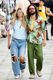 Heidi Klum With Her Husband Tom Kaulitz in Venice 07-03-2024