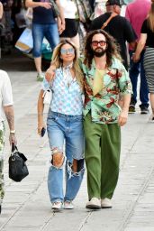 Heidi Klum With Her Husband Tom Kaulitz in Venice 07-03-2024