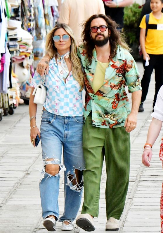 Heidi Klum With Her Husband Tom Kaulitz in Venice 07032024 • CelebMafia