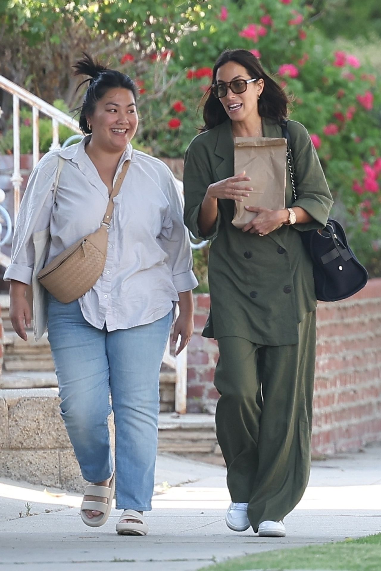 Ines De Ramon With a Friend in Los Angeles 07-15-2024 • CelebMafia