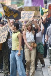 Jennifer Aniston - "The Morning Show" Set in New York 07-27-2024