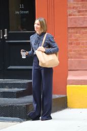 Jessica Biel - "The Better Sister" Set in Tribeca 07-22-2024