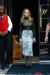 Joey King - Leaving the Bowery Hotel in New York 07-08-2024