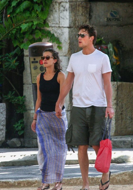 Leah Wood and Her Boyfriend - South of France 06-24-2024