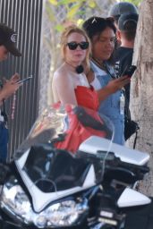 Lindsay Lohan and Jamie Lee Curtis - "Freaky Friday 2" Set in Los Angeles 07-30-2024
