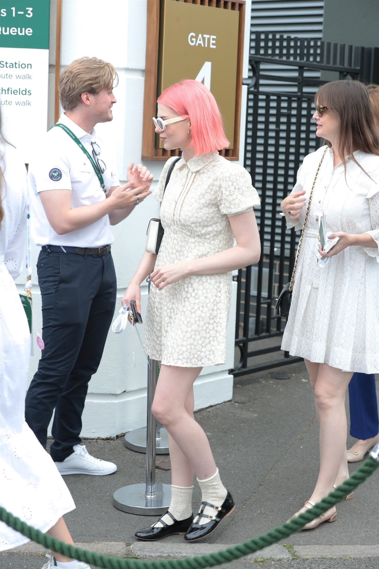 Lucy Boynton Arrive for the 2024 Wimbledon Tennis Championships 07-01 ...