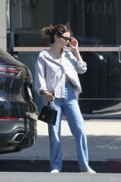 Lucy Hale in Casual outfit in Studio City 07-03-2024