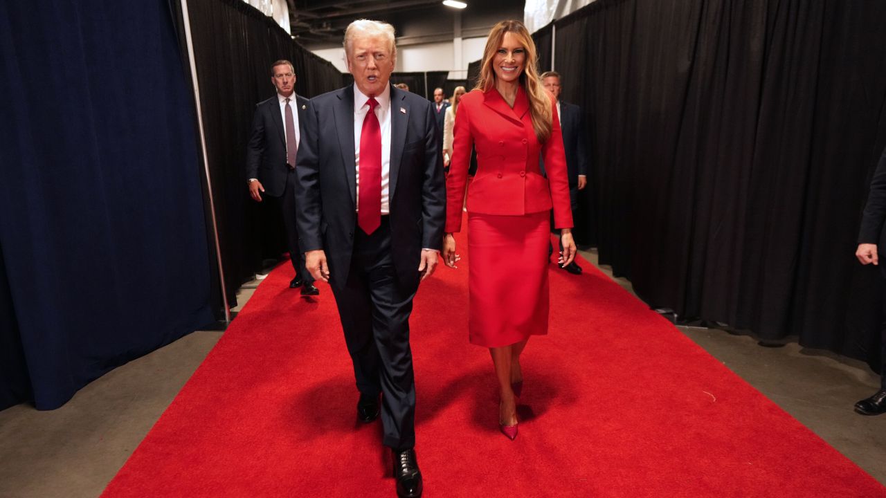 Melania Trump at the Republican National Convention in Milwaukee 07-18 ...