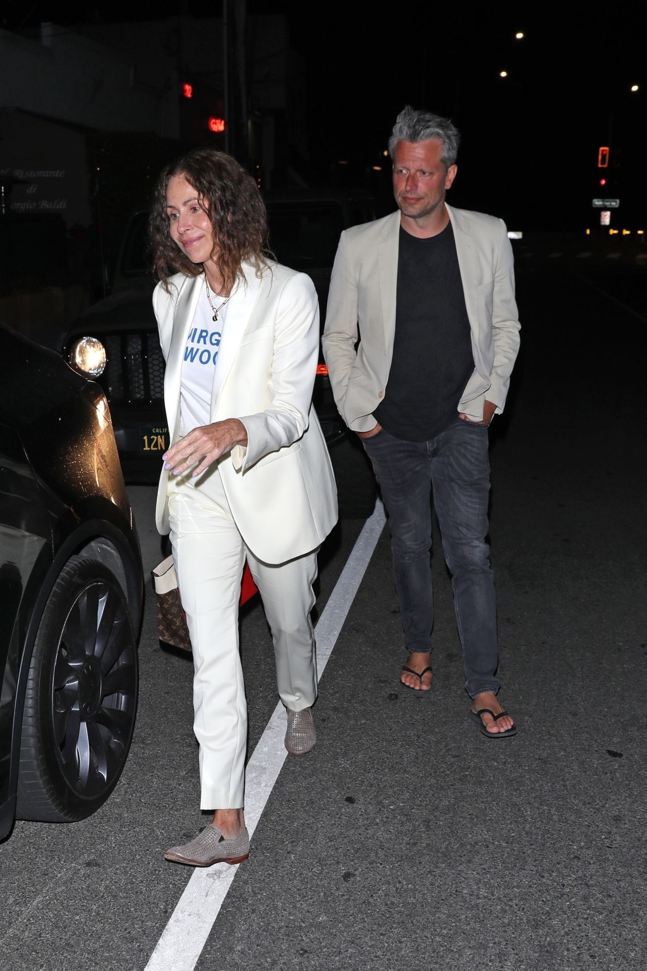 Minnie Driver and Her Fiancé Addison O'Dea at Giorgio Baldi in Santa ...