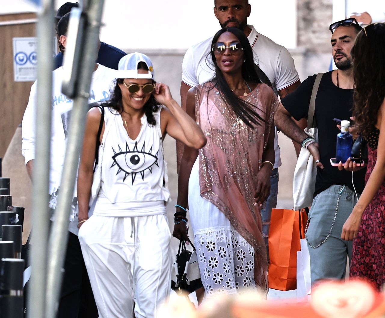 Naomi Campbell, Michelle Rodriguez and Eisa Gonzalez Shopping in Ibiza ...