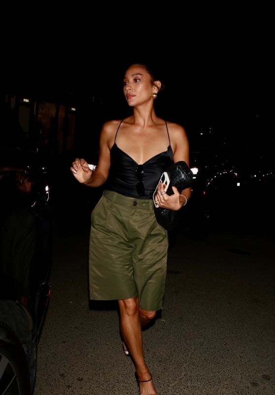 Shay Mitchell Leaves Catch Steak in West Hollywood 06-28-2024