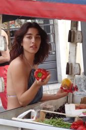 Simona Tabasco Films the new "Martini" Commerical in Taormina 06-29-2024