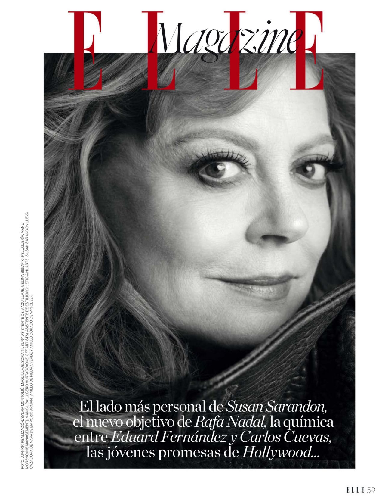 Susan Sarandon - ELLE Magazine Espana August 2024 Issue • CelebMafia