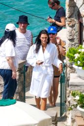Vittoria Ceretti Filming For a New Dolce and Gabbana Commercial in Capri 07-08-2024