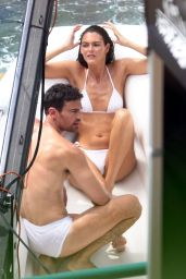 Vittoria Ceretti Filming For a New Dolce and Gabbana Commercial in Capri 07-08-2024