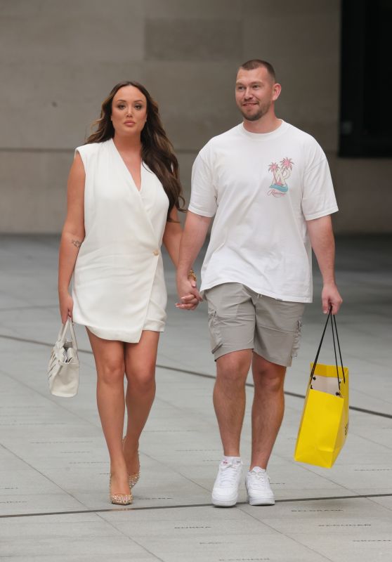 Charlotte Crosby With Boyfriend Jake Ankers Out in London 08-12-2024