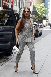Garcelle Beauvais Arrives at the Empire State Building in NY 08-13-2024