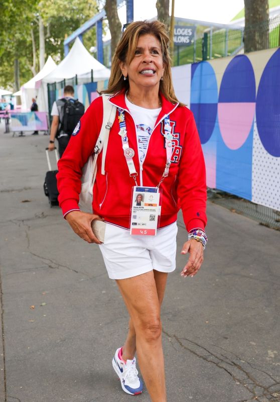 Hoda Kotb at the Paris Olympics 08-04-2024 • CelebMafia