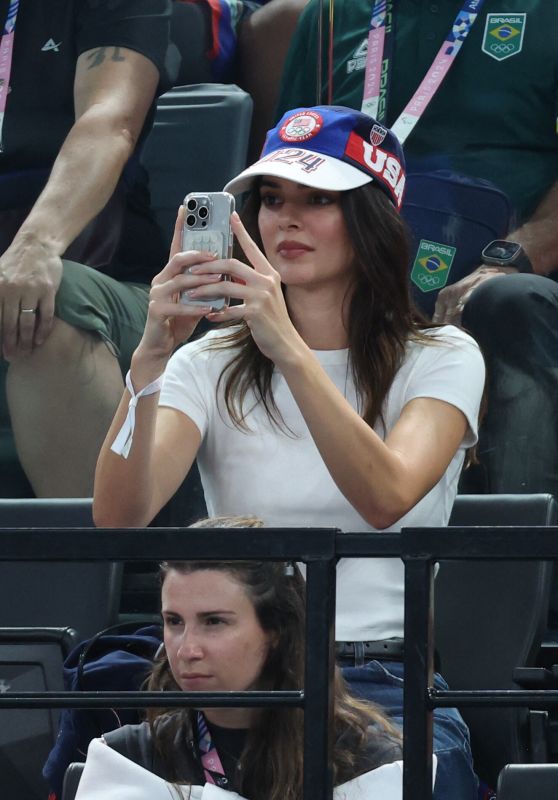 Kendall Jenner at Paris 2024 Olympic Games Gymnastique Women