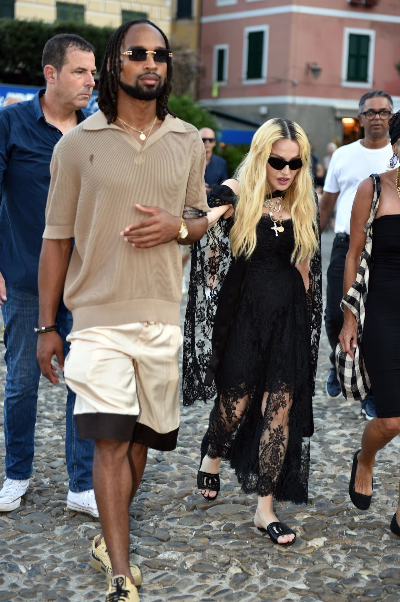 Madonna's Ageless Style: Italian Romance with Younger Beau Akeem Morris ...