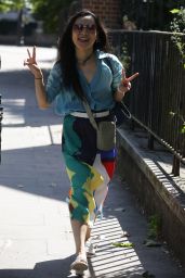 Nancy Xu Arriving at the Studio in London 08-09-2024