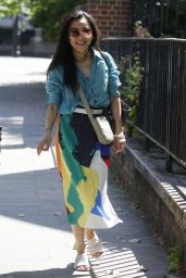 Nancy Xu Arriving at the Studio in London 08-09-2024