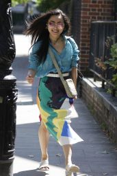 Nancy Xu Arriving at the Studio in London 08-09-2024