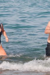 Phoebe Tomlinson at Club 55 in Saint Tropez 08-26-2024