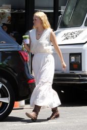 Rumer Willis Getting Green Heath Drink From Alfred Coffee 08-03-2024