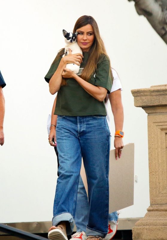 Sofia Vergara Leaves the 
