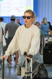 Stella Maxwell Arriving at LAX Airport 08-26-2024