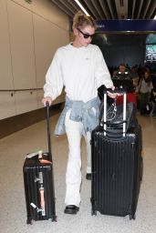 Stella Maxwell Arriving at LAX Airport 08-26-2024