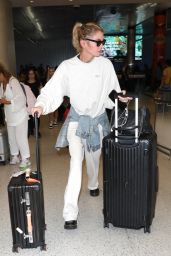 Stella Maxwell Arriving at LAX Airport 08-26-2024