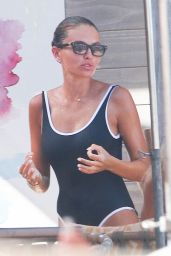 Thylane Blondeau at the Beach 08-22-2024