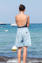 Thylane Blondeau at the Beach 08-22-2024