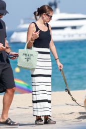 Thylane Blondeau on the Beach in Saint Tropez 08-02-2024