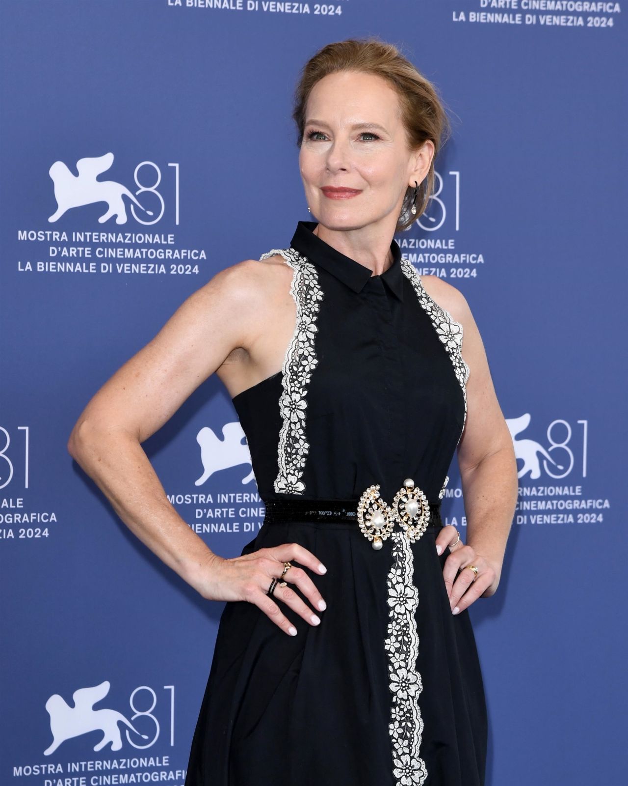 Amy Ryan at 'Wolfs' Photocall During Venice Film Festival • CelebMafia