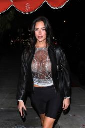 Anastasia Karanikolaou Flaunts See-Through Style at Bird Streets Club (09-22-2024)